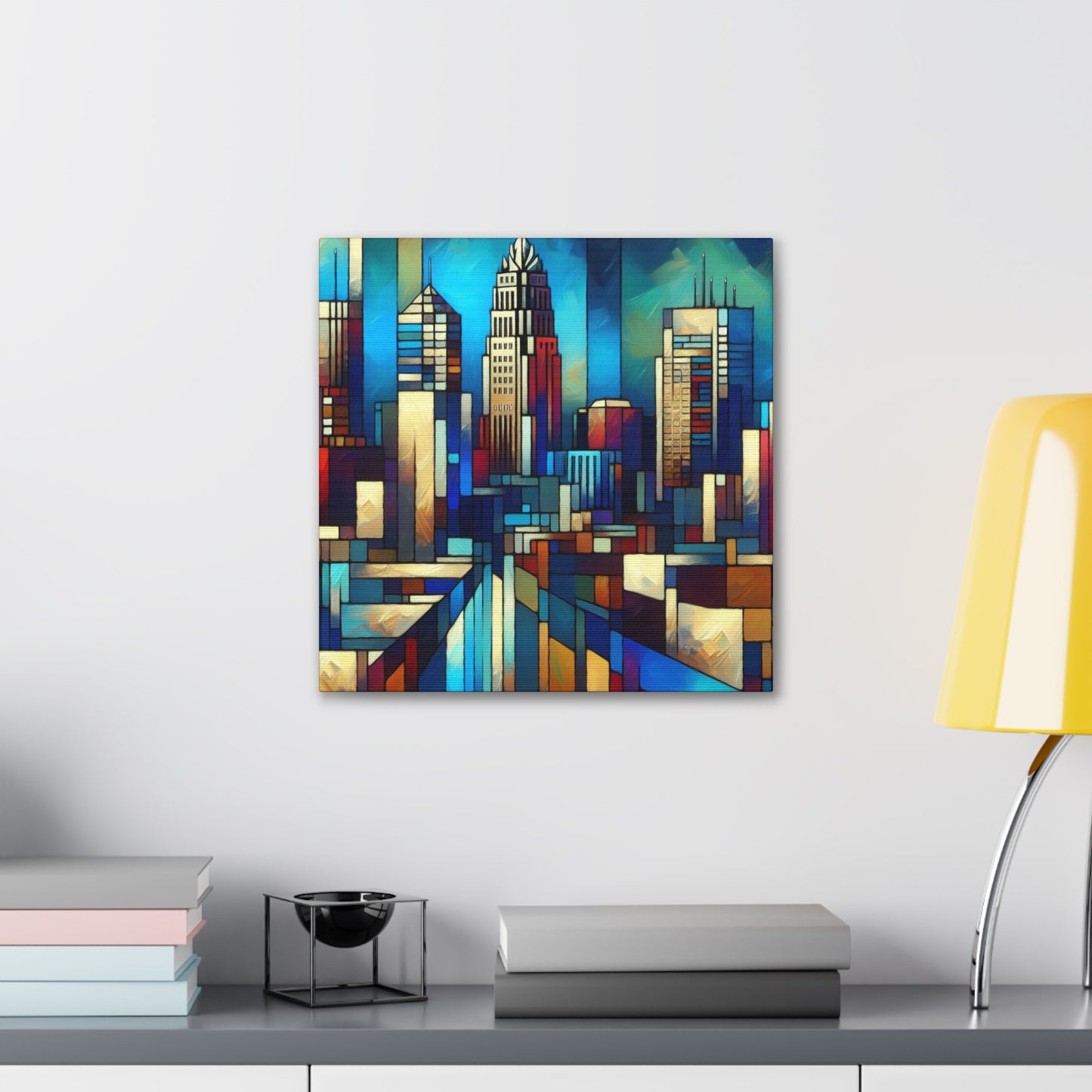 "Vibrant Raleigh Serenade" - Canvas