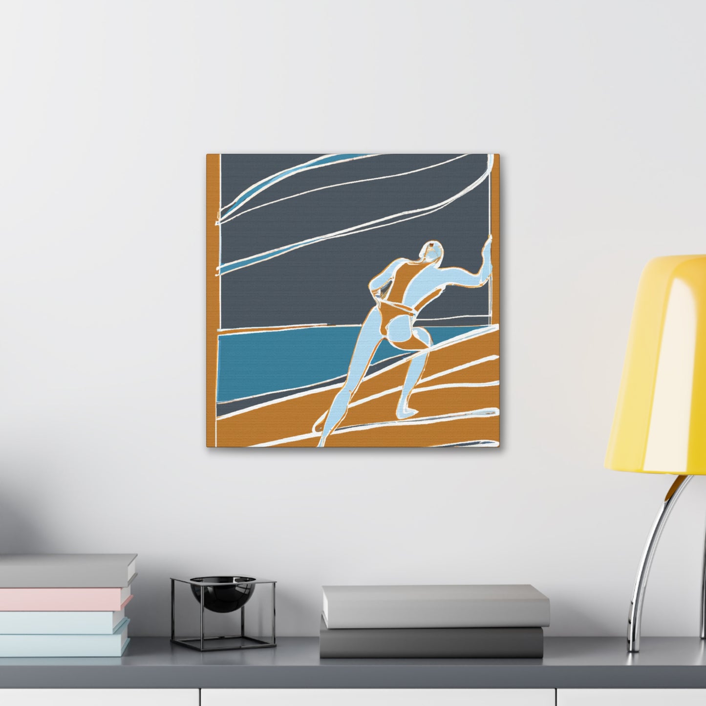 Surfing the Wavelets - Canvas