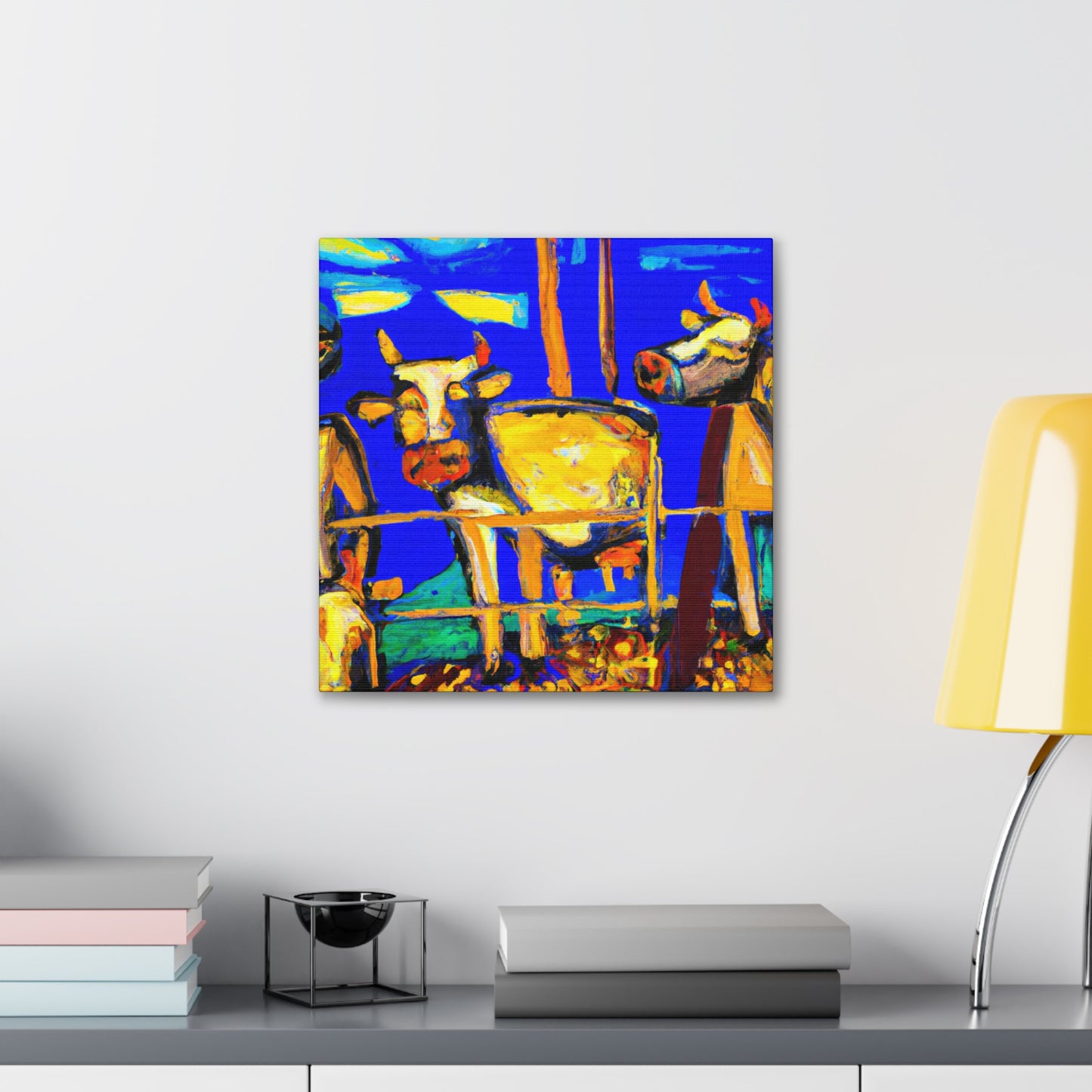 "Cow of Emotional Splendor" - Canvas