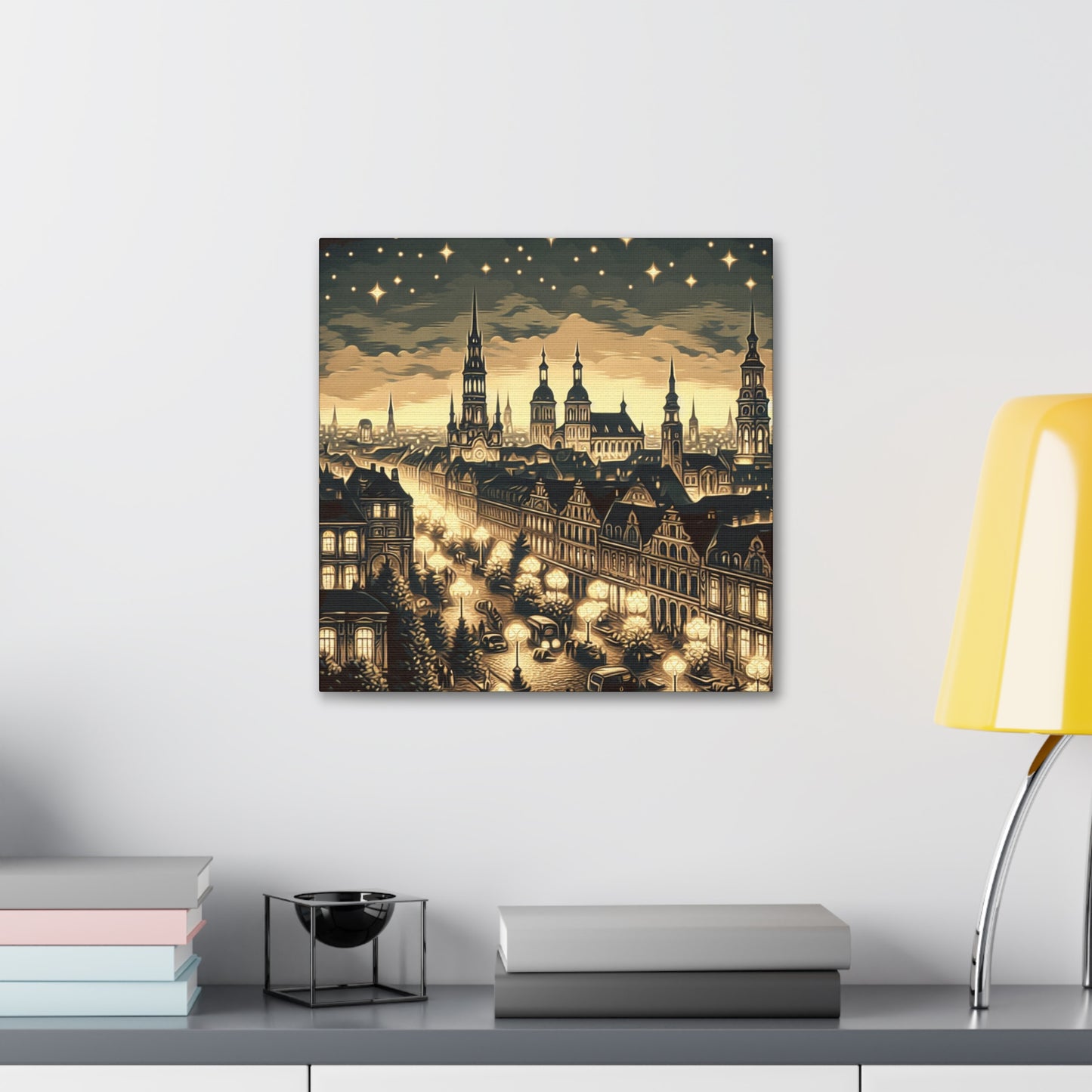 Midnight Urban Splendor - Canvas