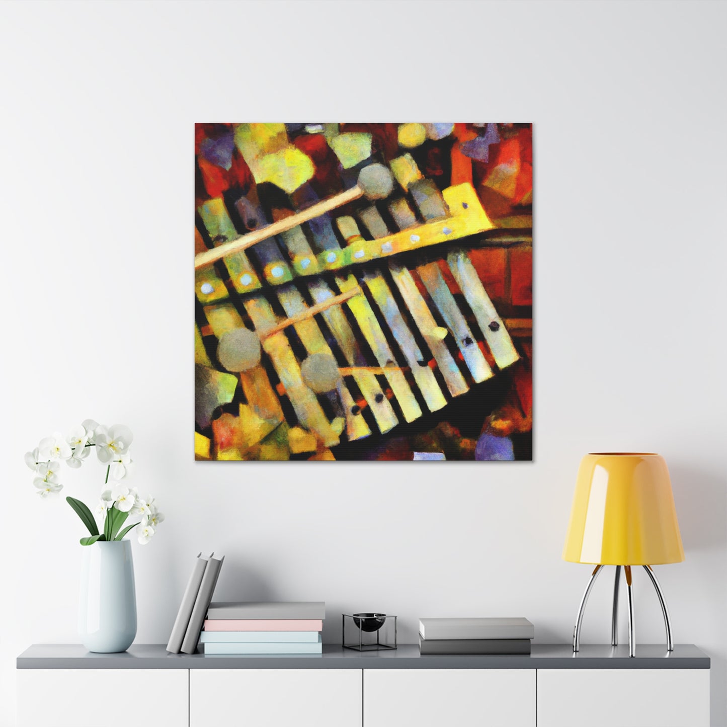 Xylophone in Impressionism - Canvas