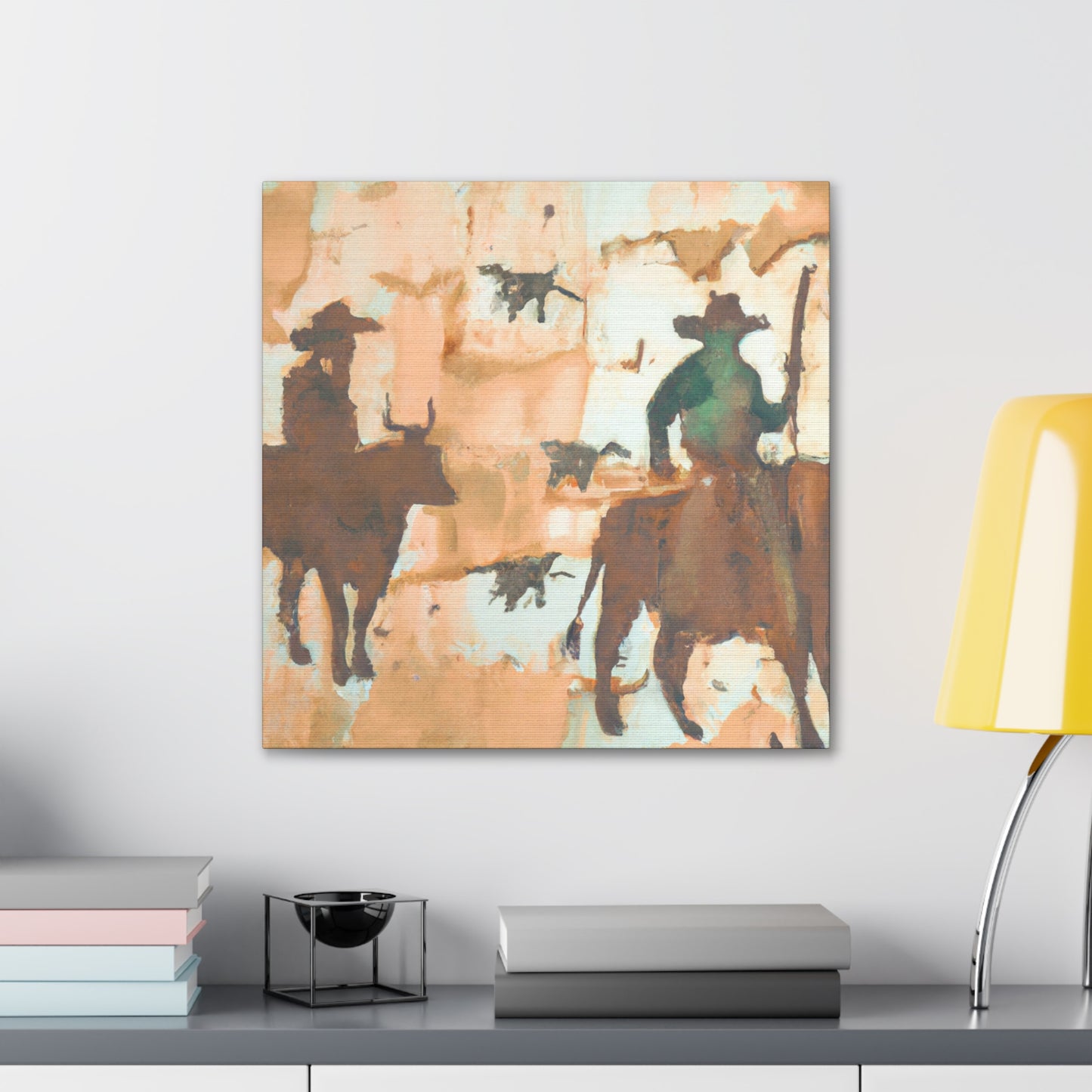 Driving Cattle Home - Canvas