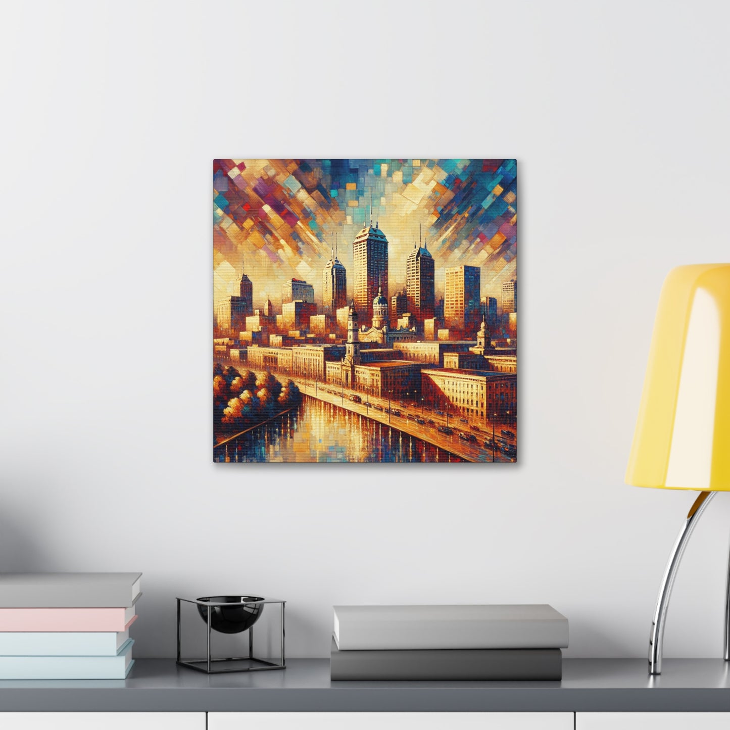 "Serene Hymn of Indianapolis" - Canvas