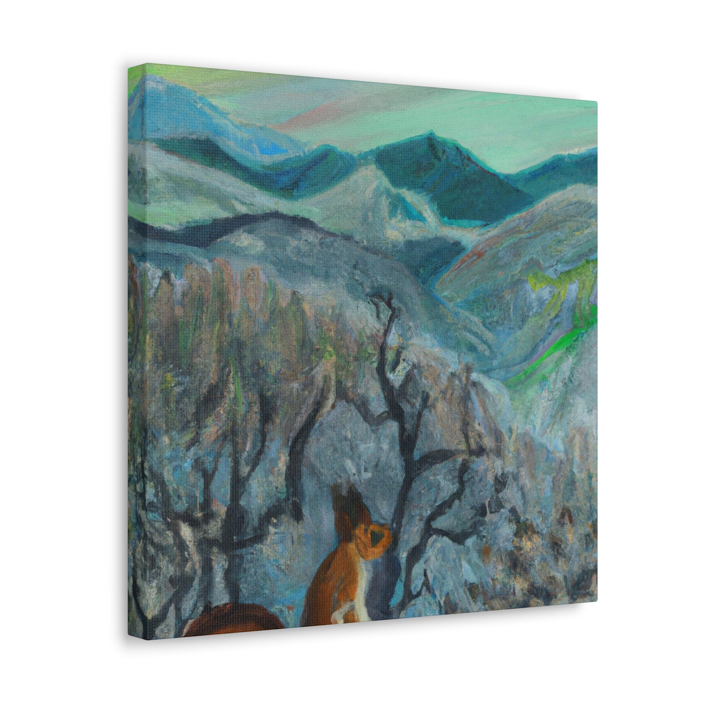 Squirrel in Splendor. - Canvas