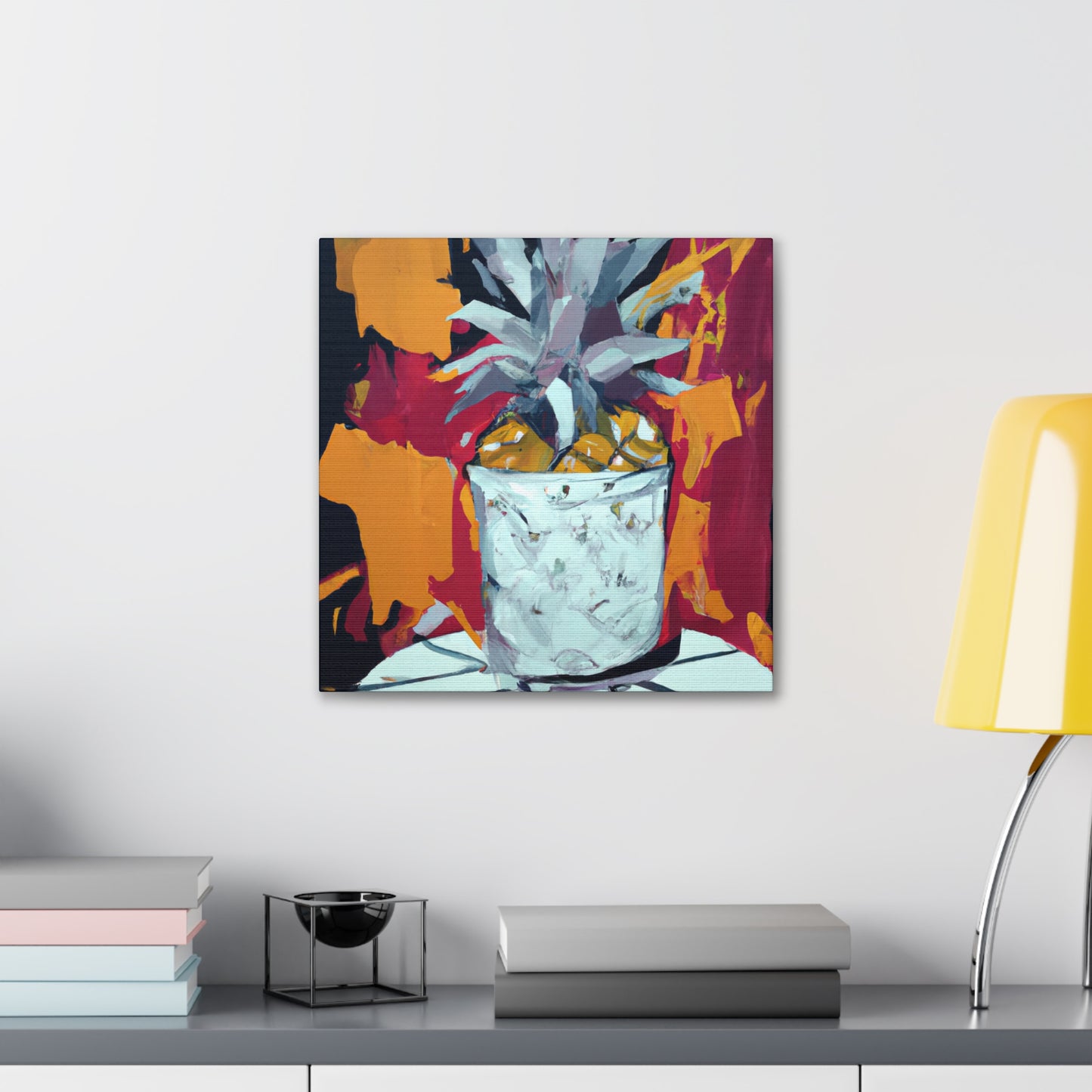 "Pineapple Painted Paradise" - Canvas