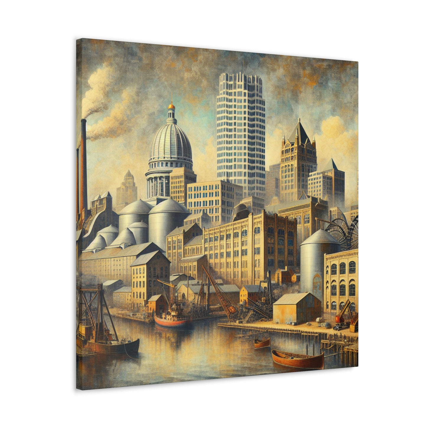 "City of Lakescapes" - Canvas