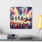 Rhythm in Vibrant Hues - Canvas