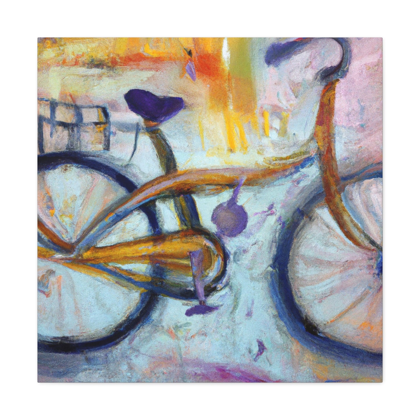 "Cycle of Freedom Wheels" - Canvas