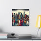 "Concrete City Symphony" - Canvas