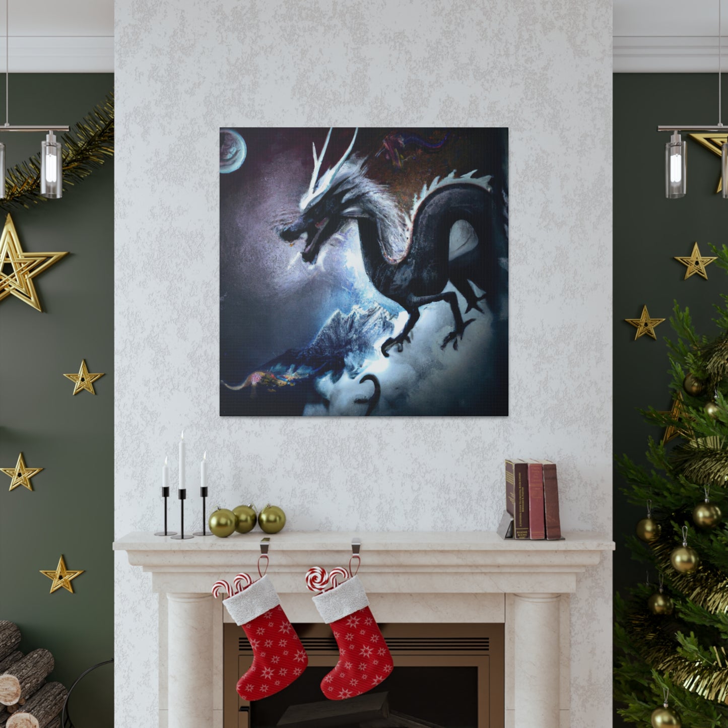 Dragon in Dreamscape - Canvas