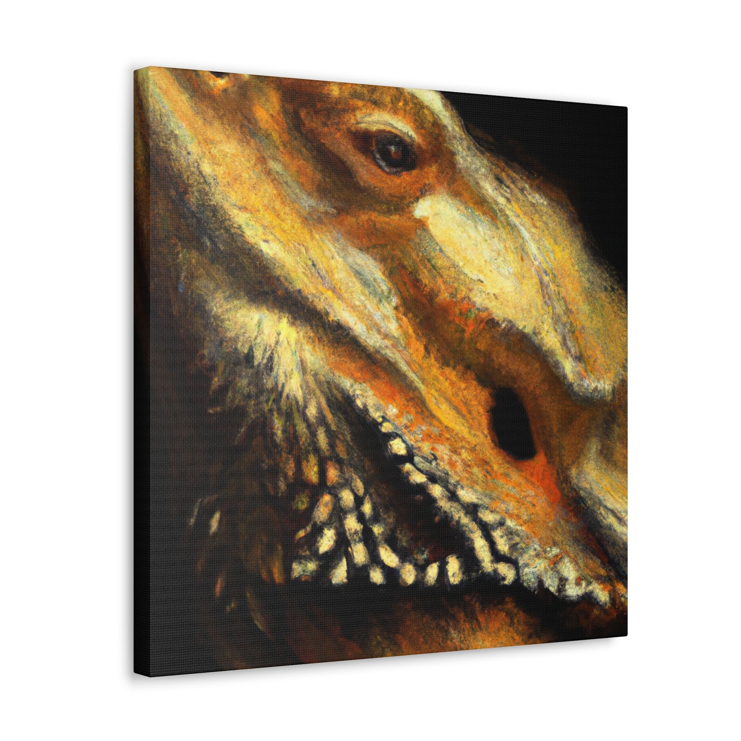 "Reptilian Realism Study" - Canvas