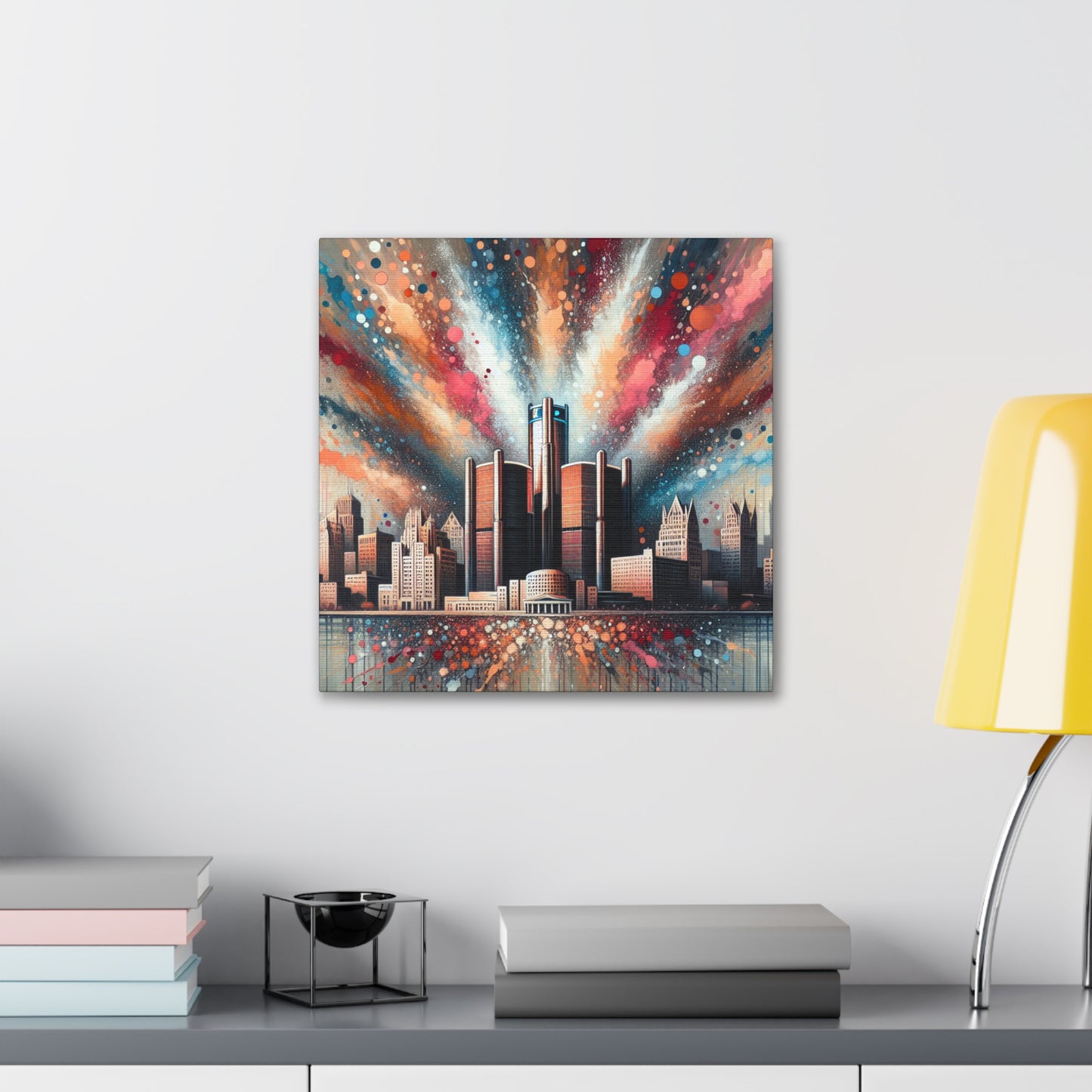 "Motor City Glows" - Canvas