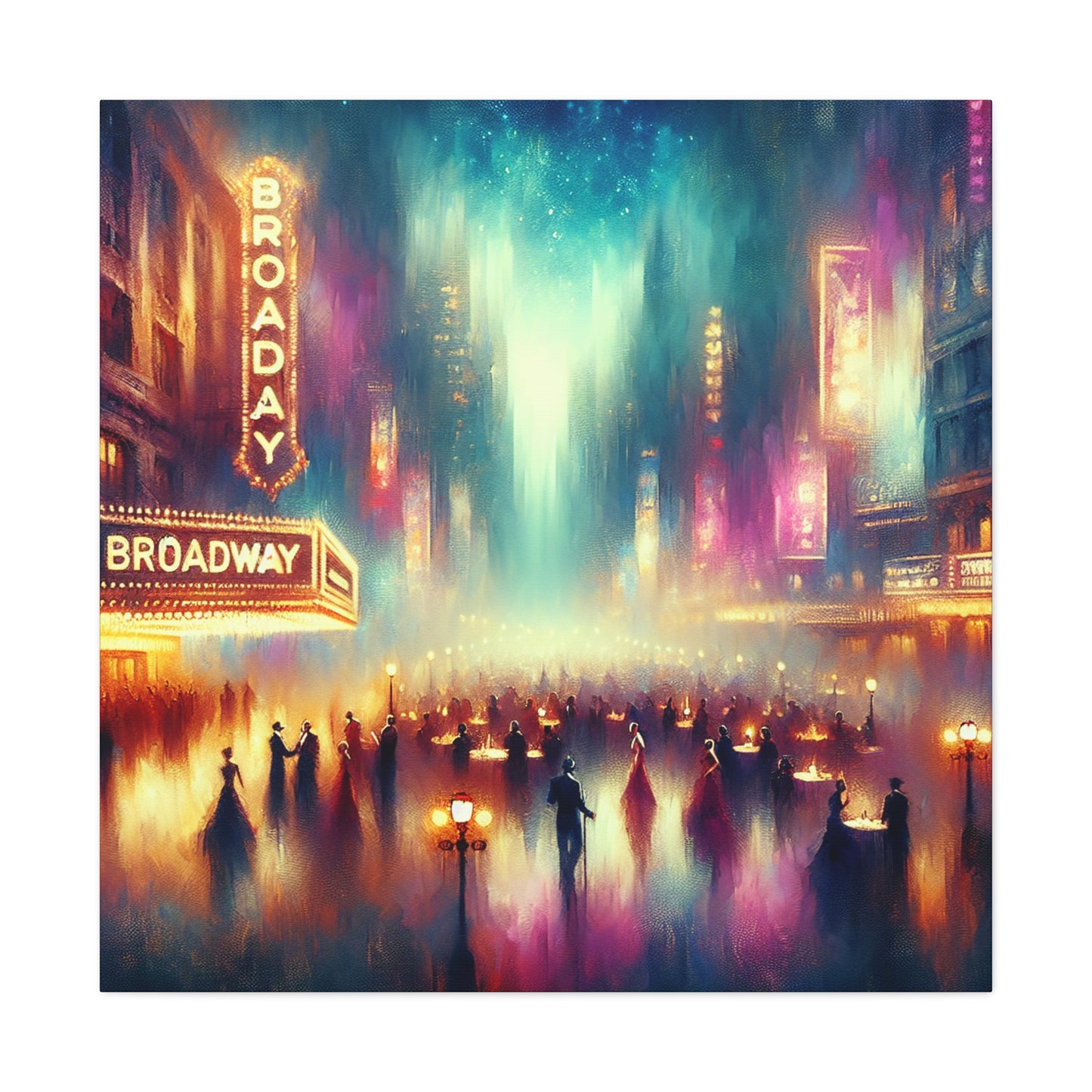 Electric Dreams on Broadway - Canvas