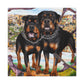 "Feral Rottweiler Vision" - Canvas