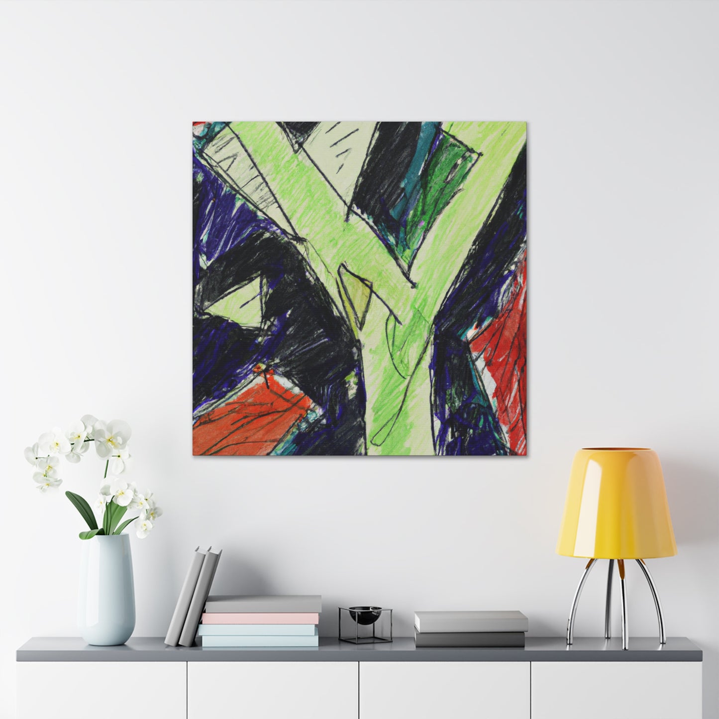 "Yields of Passionate Abstraction" - Canvas