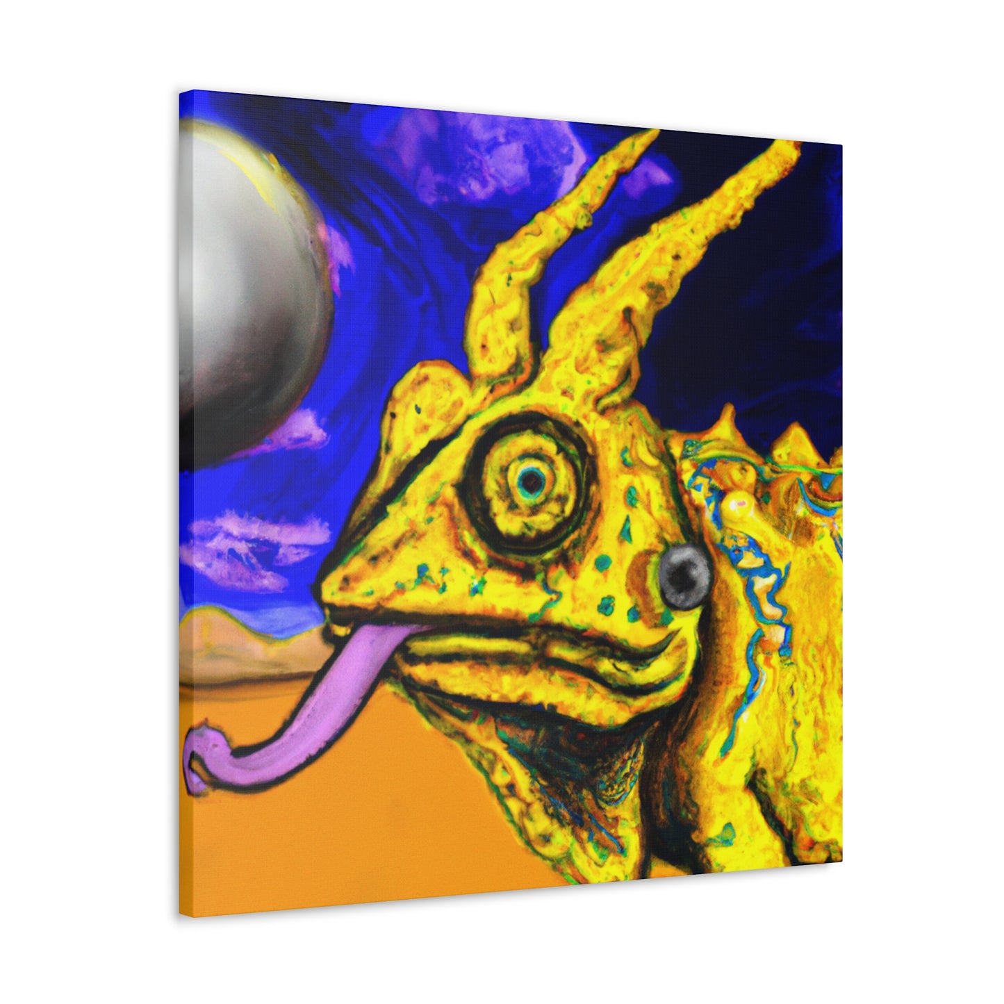 "Horned Lizard Fantasy Dream" - Canvas