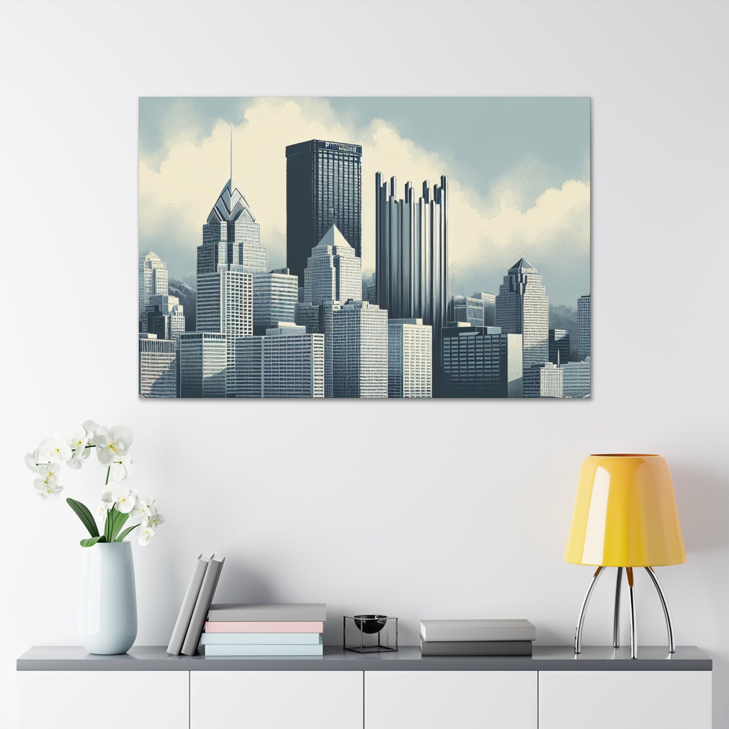 Steel City Serenade. - Canvas