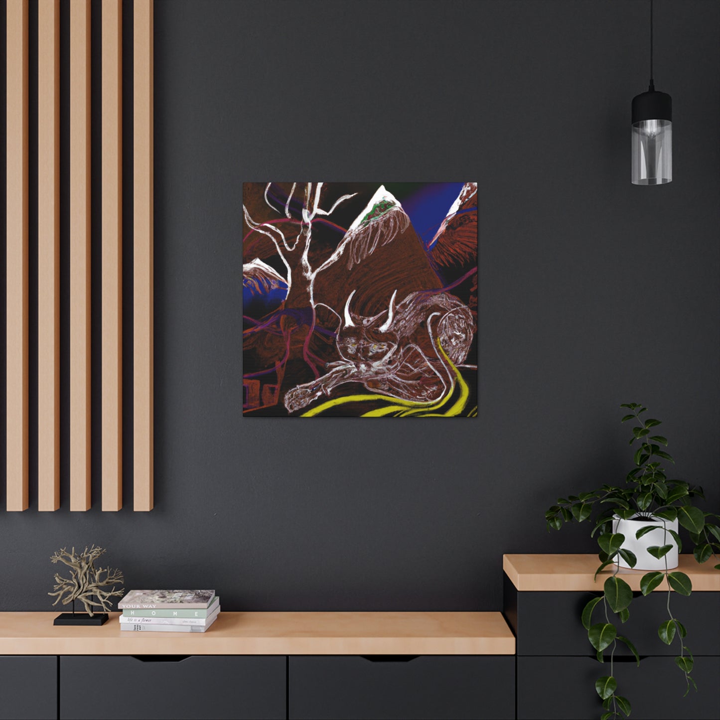 "Bobcat in a Dreamland" - Canvas