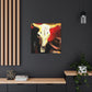 "Cow Skull Expressionism' - Canvas