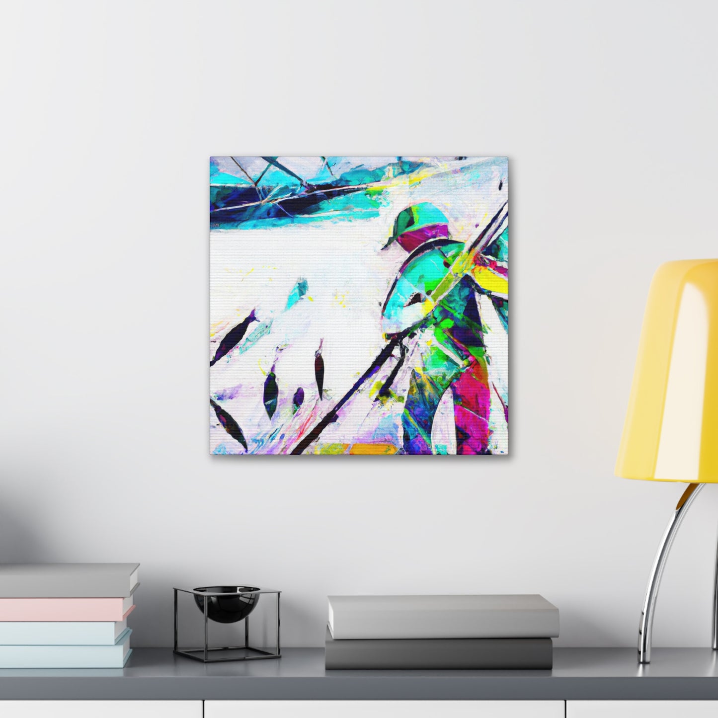 Fishing in Abstraction - Canvas