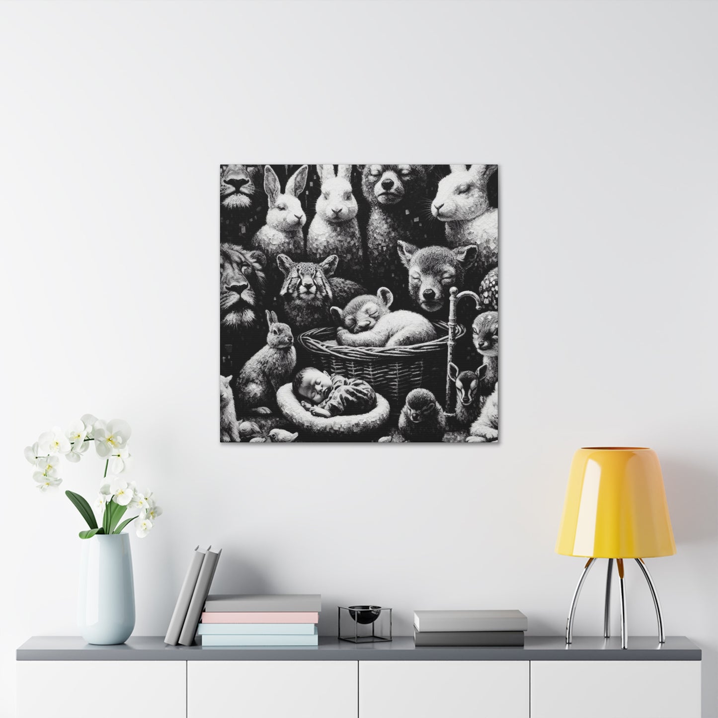 Dreaming Forest Creatures - Canvas