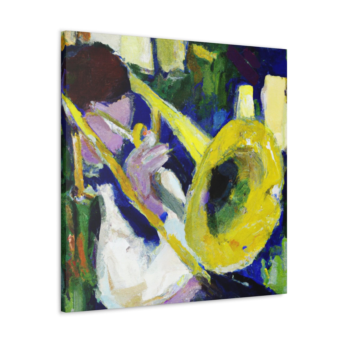 Trombone in Abstraction - Canvas