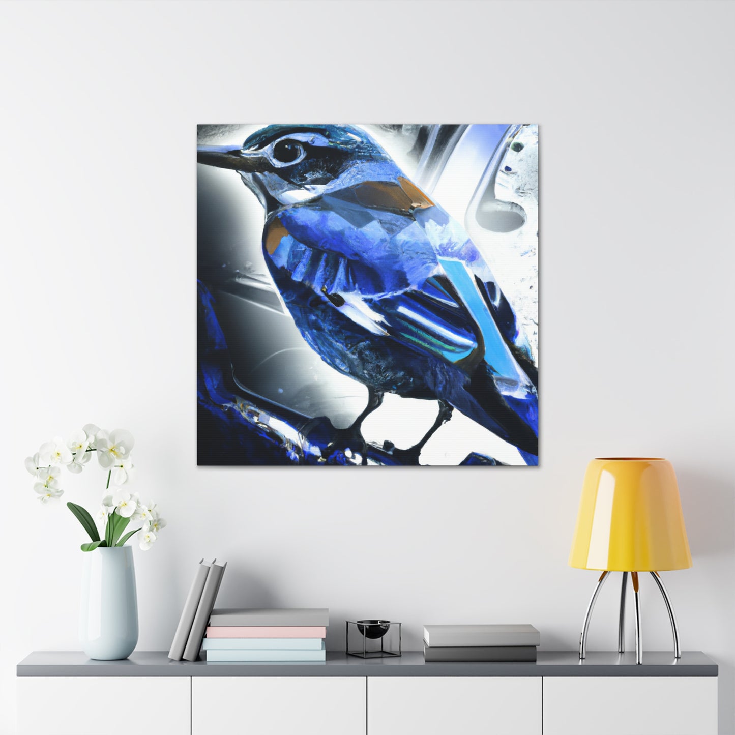 Bluebird Dreams Await - Canvas