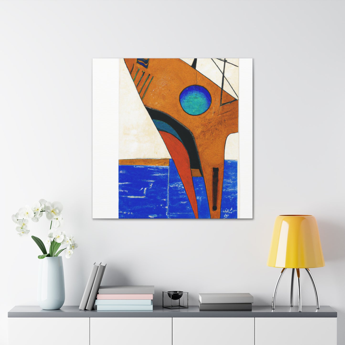 "Boat on the Canal" - Canvas