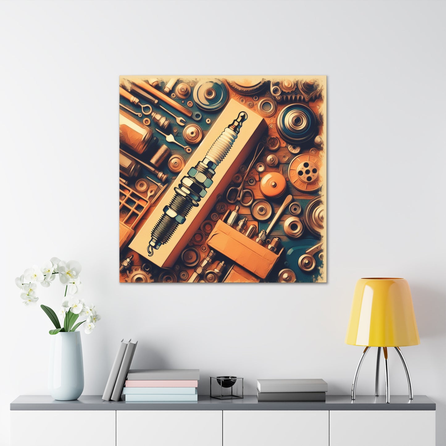 "Igniting Industrial Revolution" - Canvas