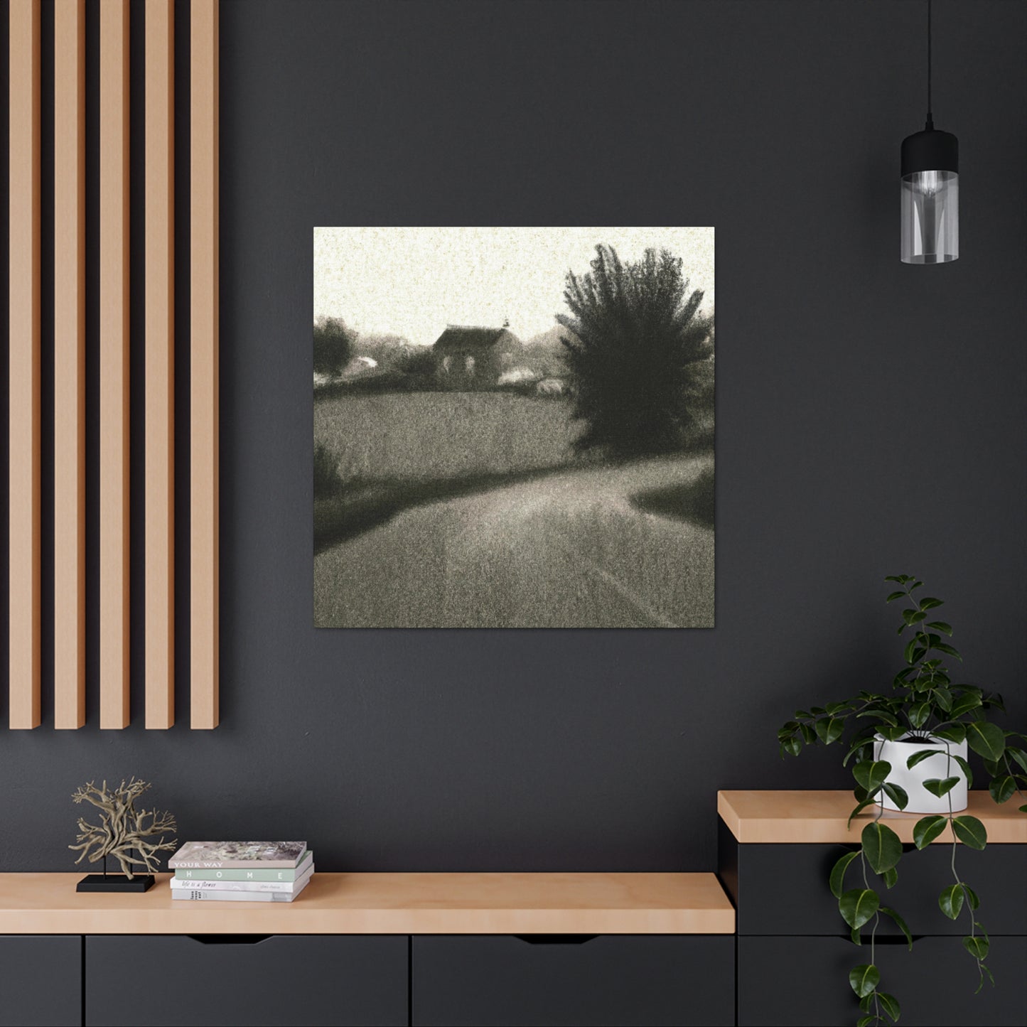 "Country Road Impressionism" - Canvas