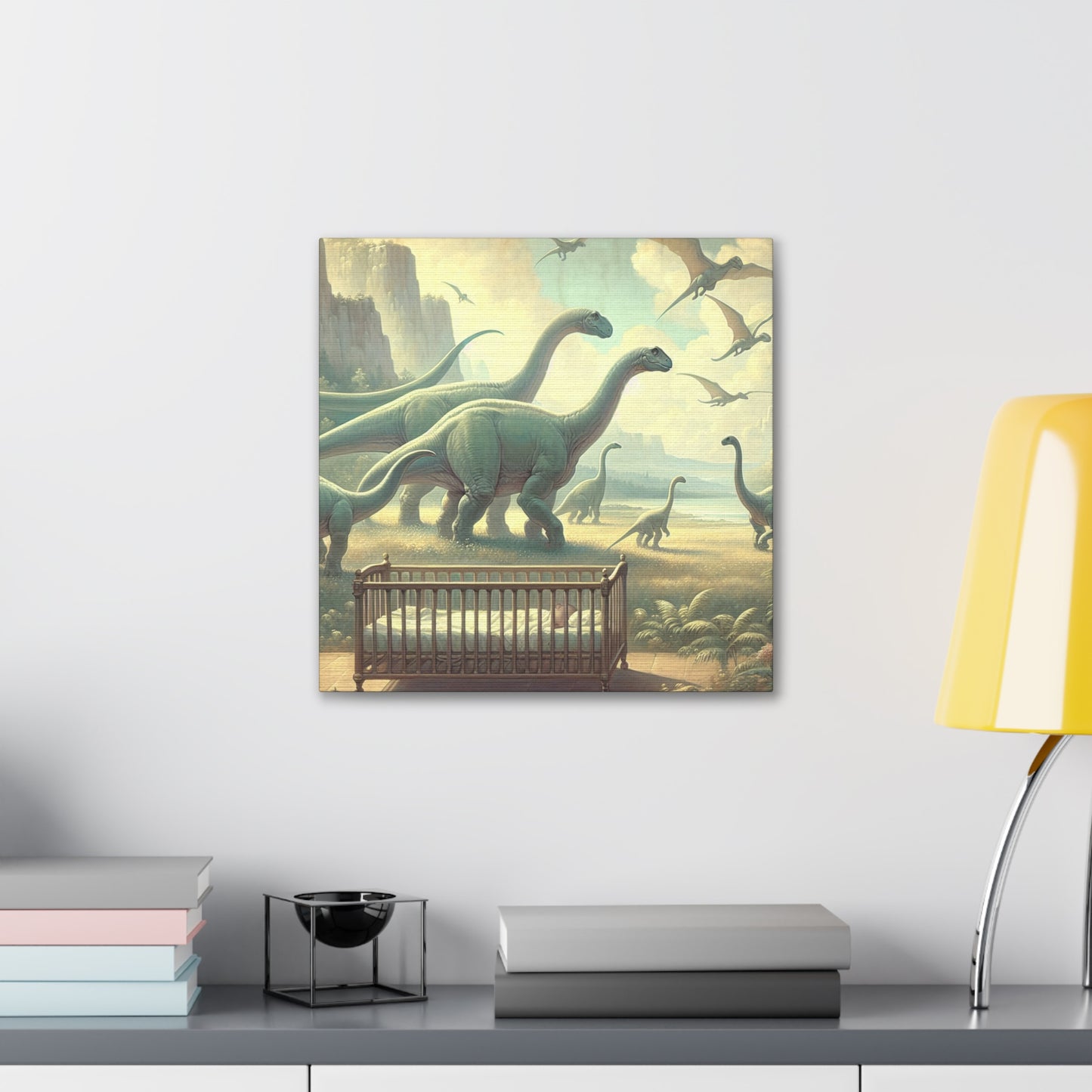 Pastel Prehistoric Portraits - Canvas