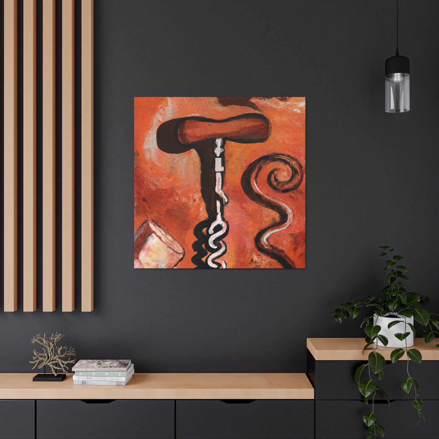 "Corkscrew Whimsicality" - Canvas