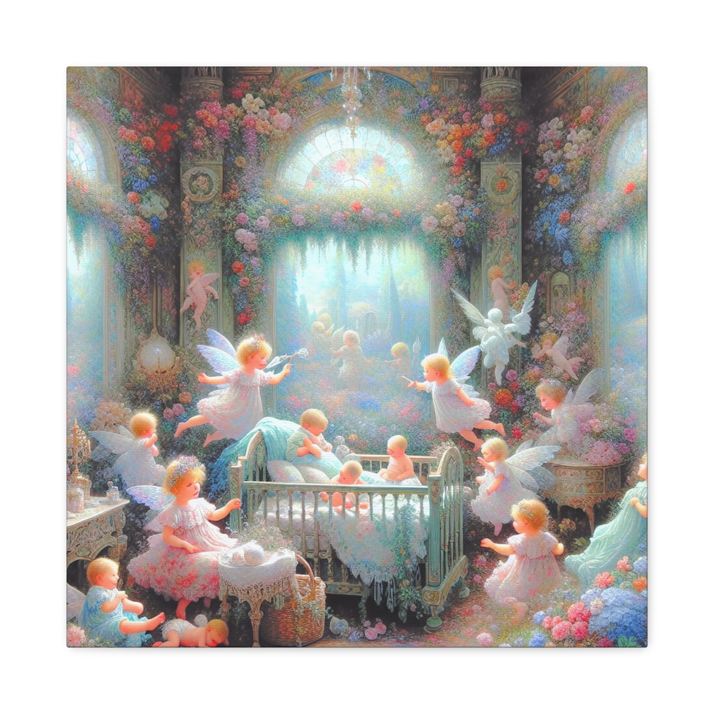 Whimsical Garden Phantasm - Canvas