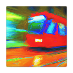 Tram in the City - Canvas