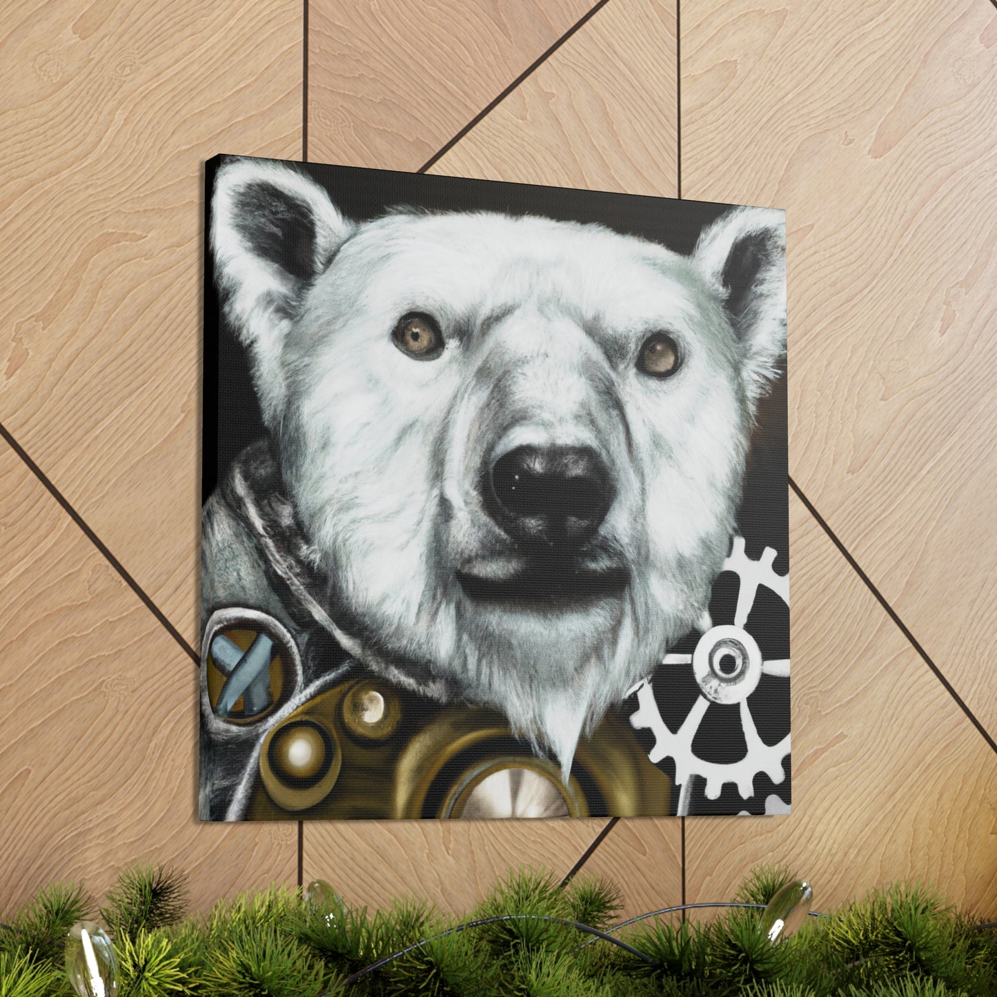 Polar Bear Steampunk Dream - Canvas