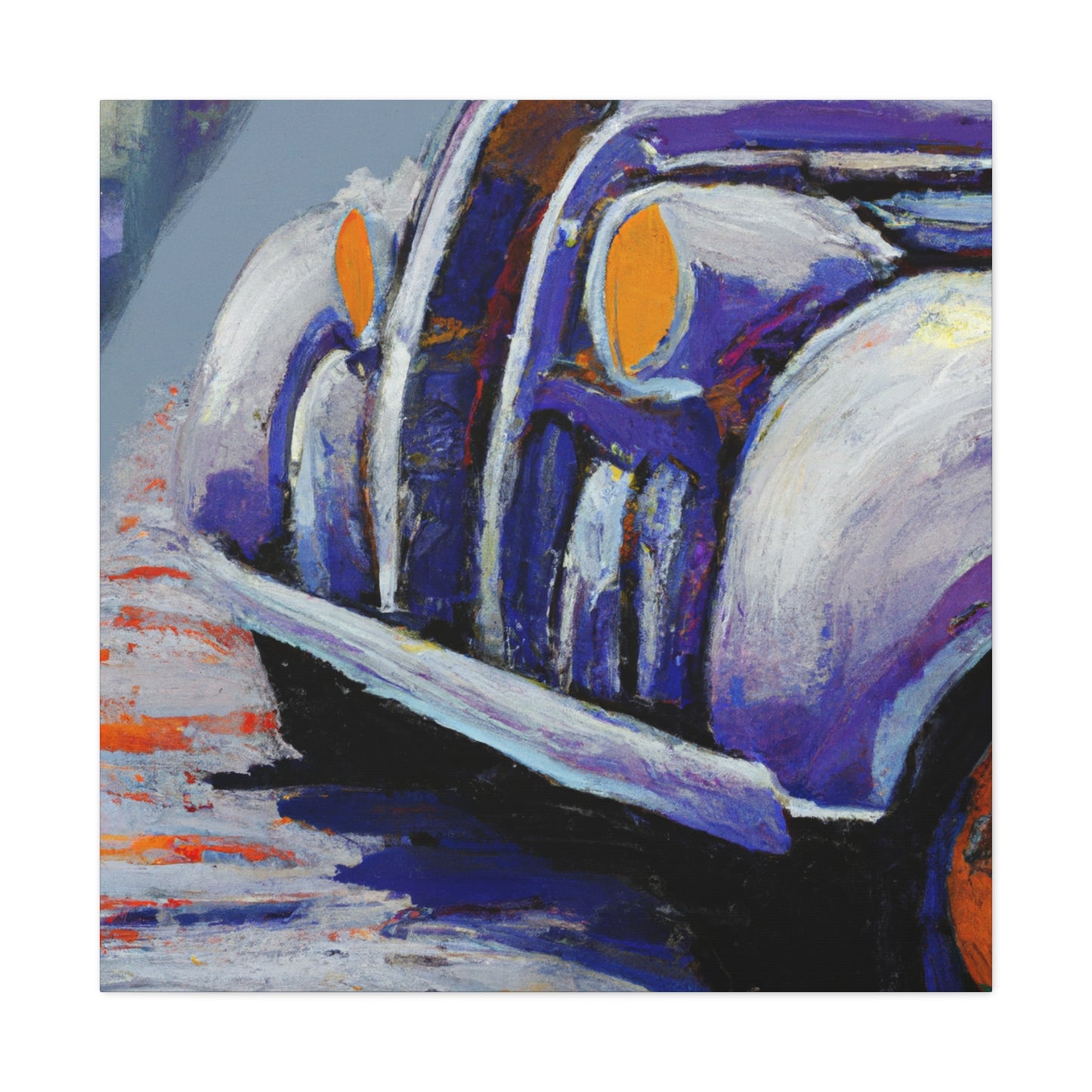 Classical Automobile Swirl - Canvas