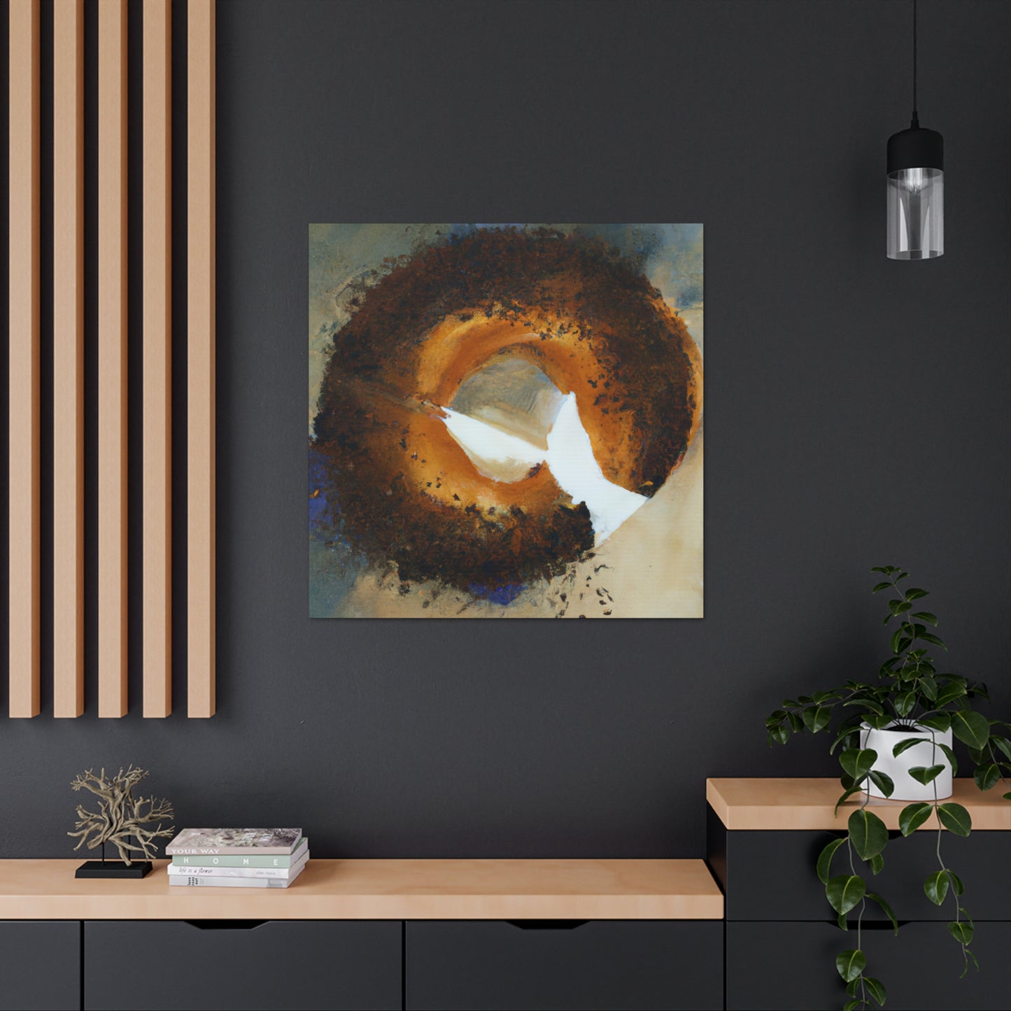 "Doughnut Delight Abstraction" - Canvas