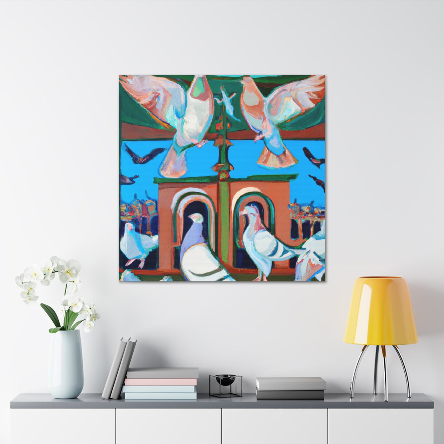 "Pigeon of Flight Splendor" - Canvas