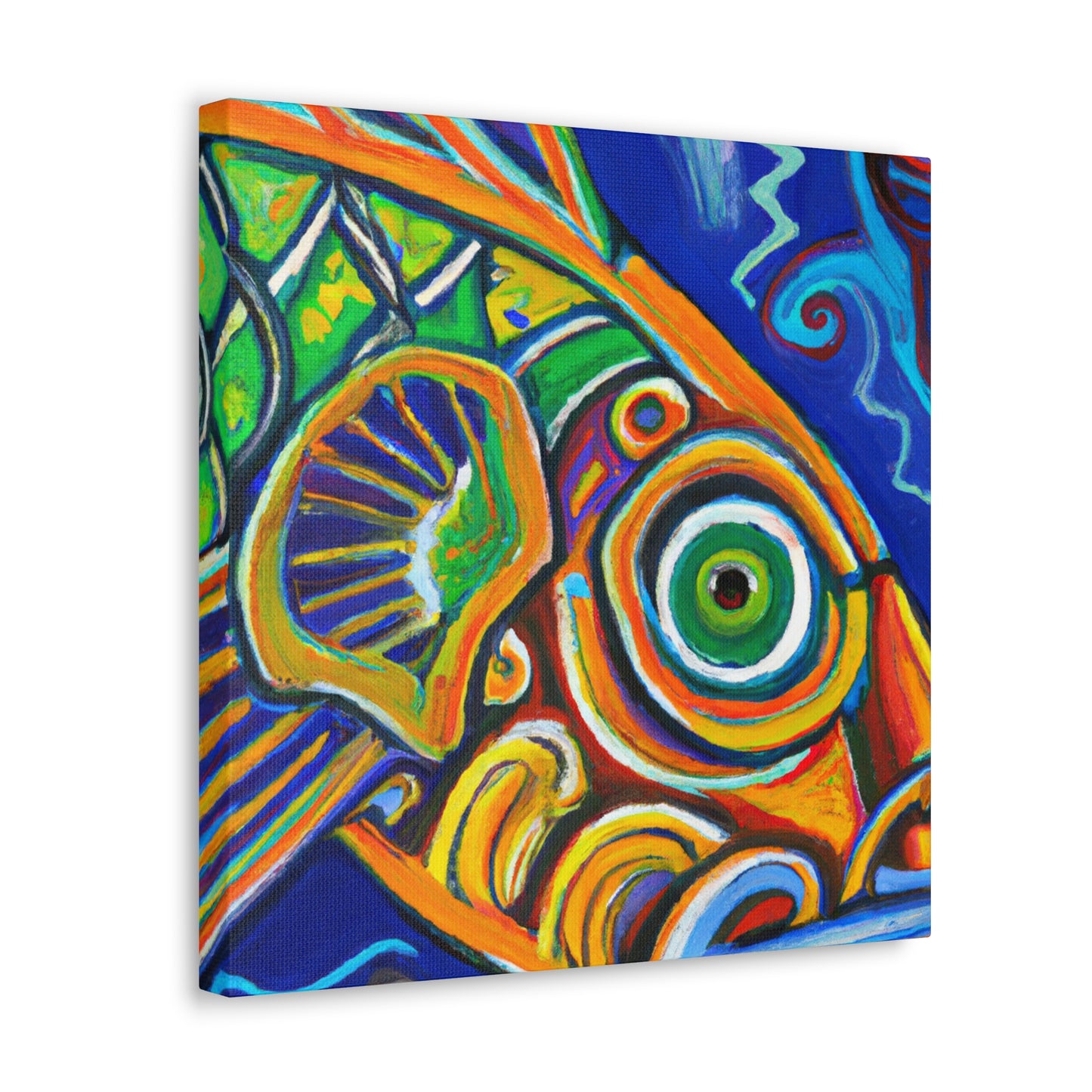 "Fishes of the Azure Sea" - Canvas