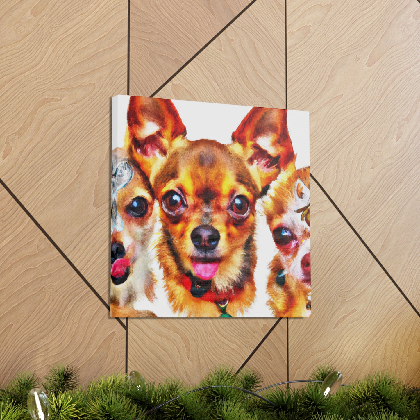 "Proud Chihuahua Pup" - Canvas