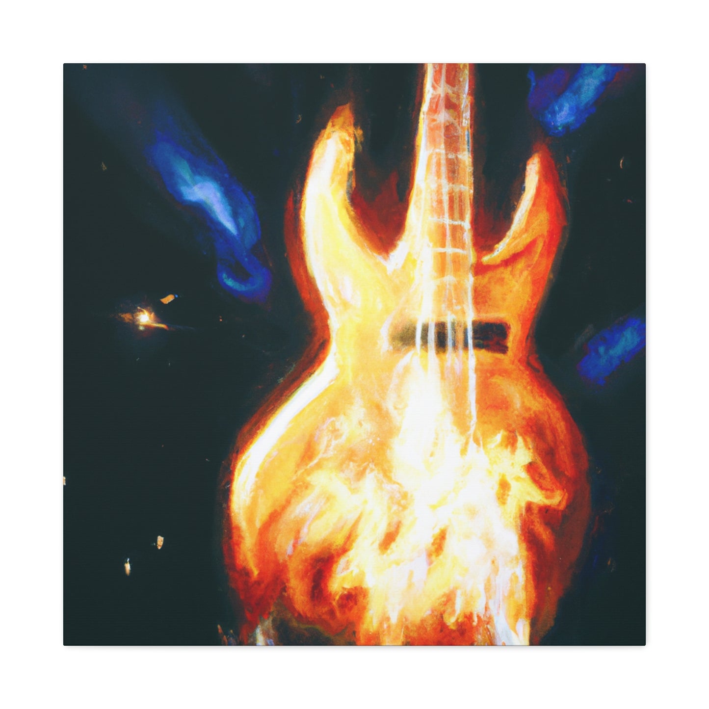 "Bass Guitar Groove Vibes" - Canvas