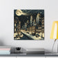 Midnight Metropolis Marvel - Canvas