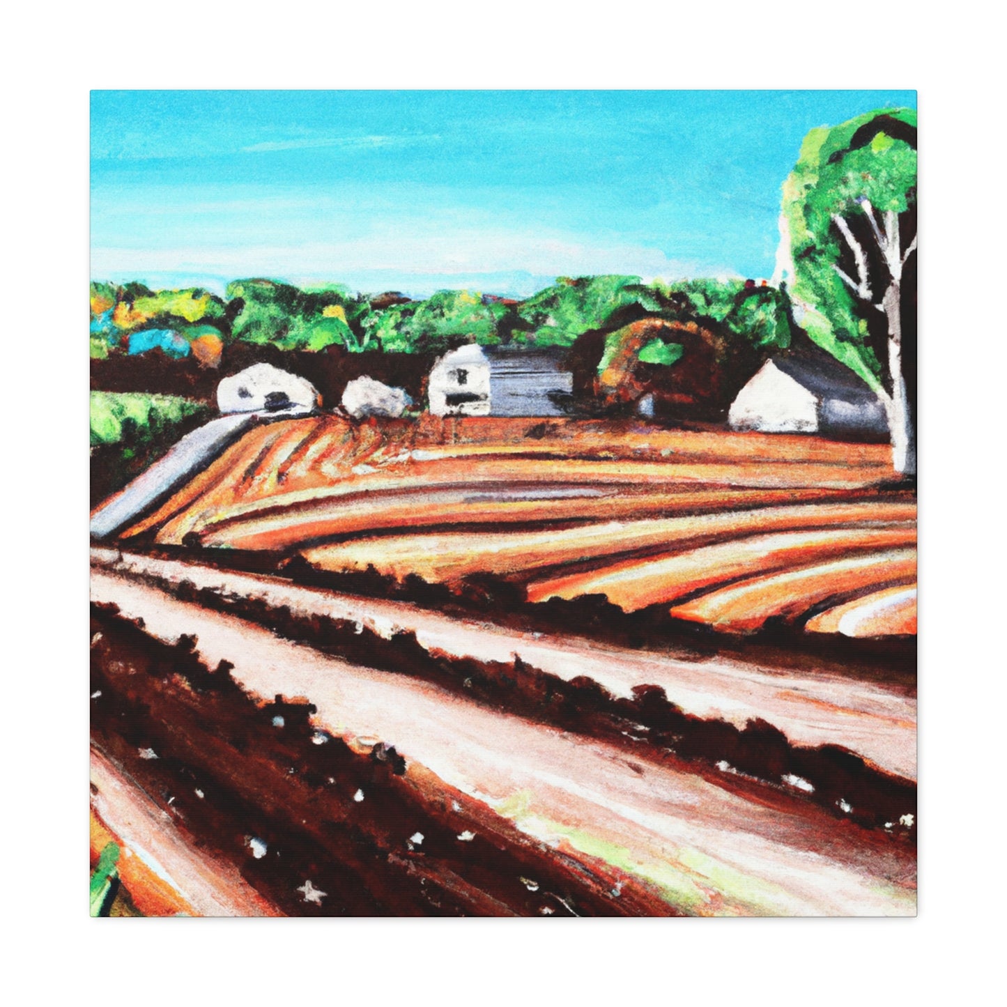 Country Road Pop Art - Canvas