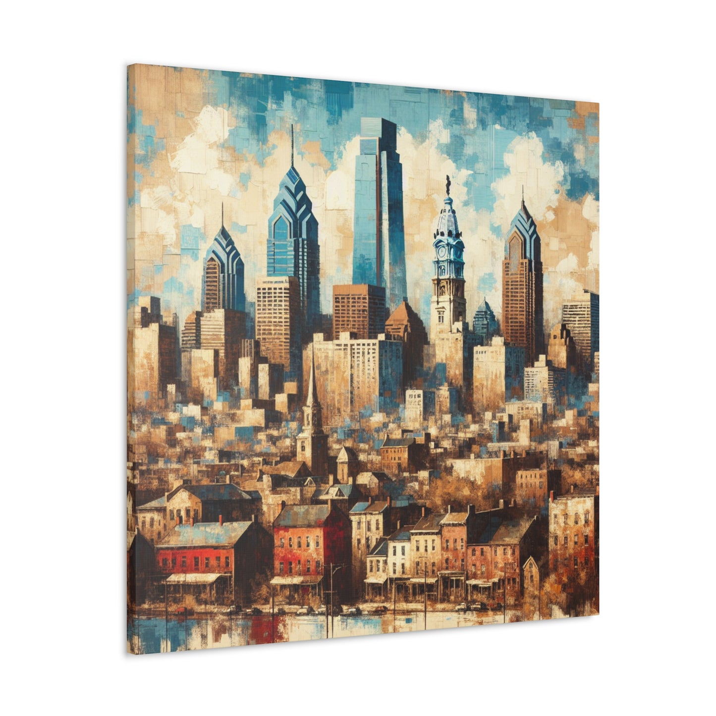 "City of Steel Horizons" - Canvas