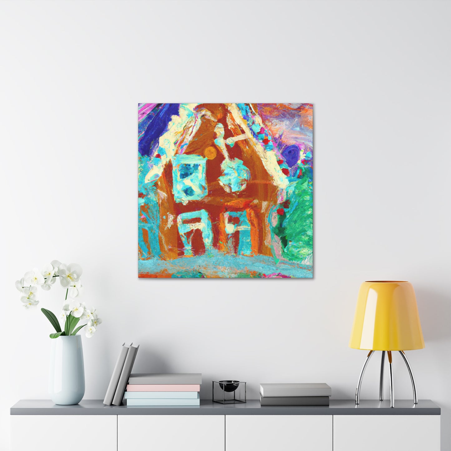 Gingerbread Dreamscape - Canvas