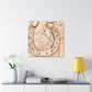 Horseshoe in Rococo Style - Canvas