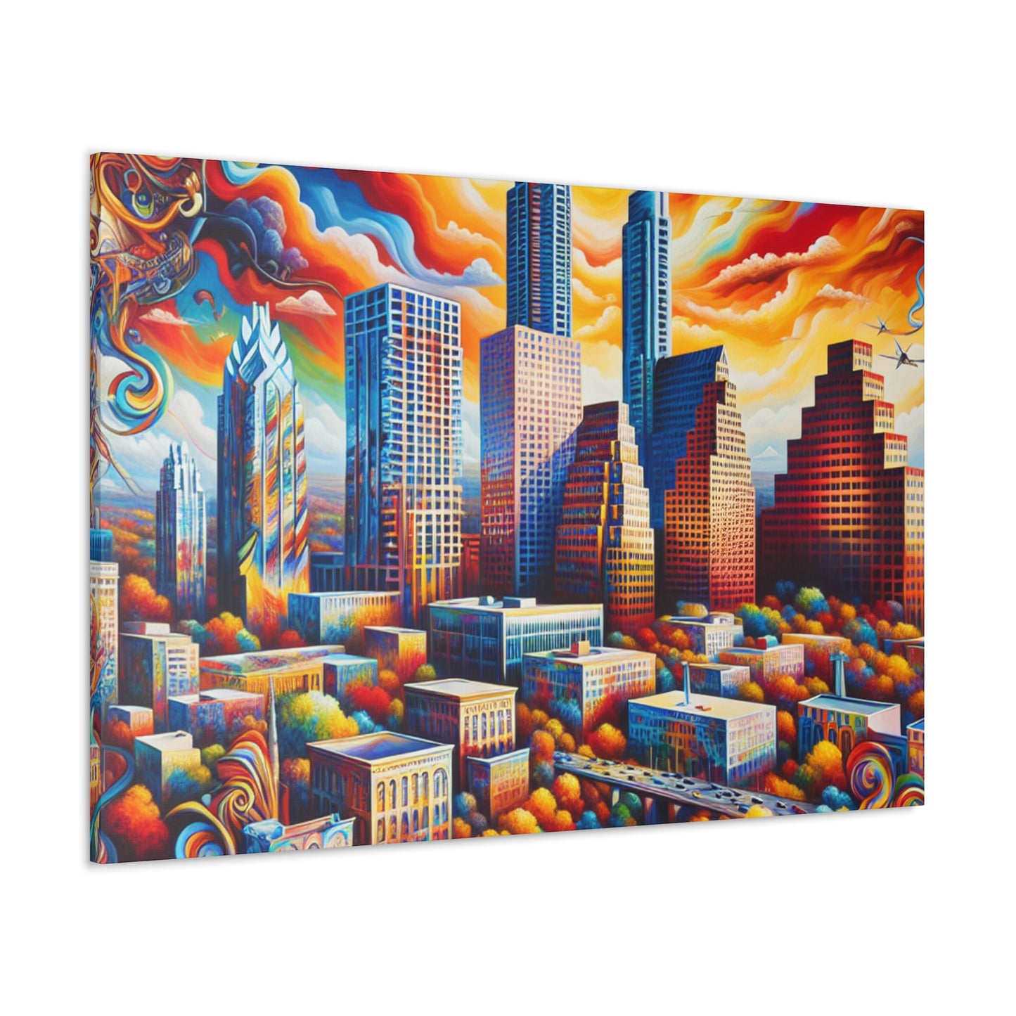 "Enigmatic Austin Dreamscape" - Canvas