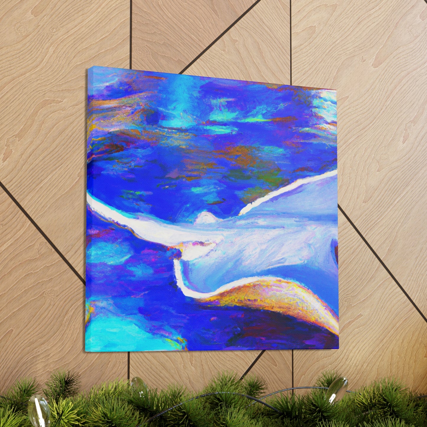 "Stunning Stingray Impression" - Canvas