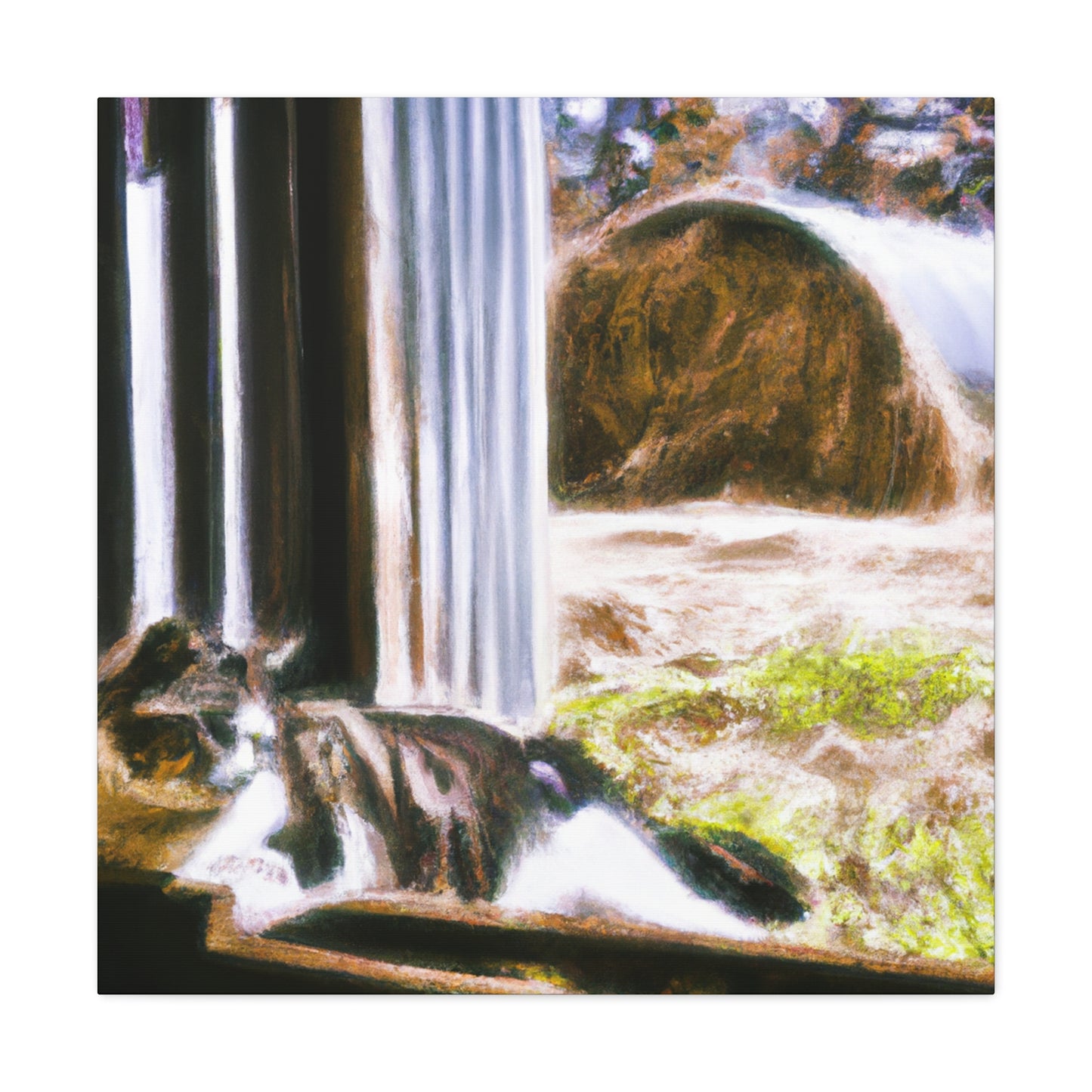 "Barn Cat Slumbering" - Canvas