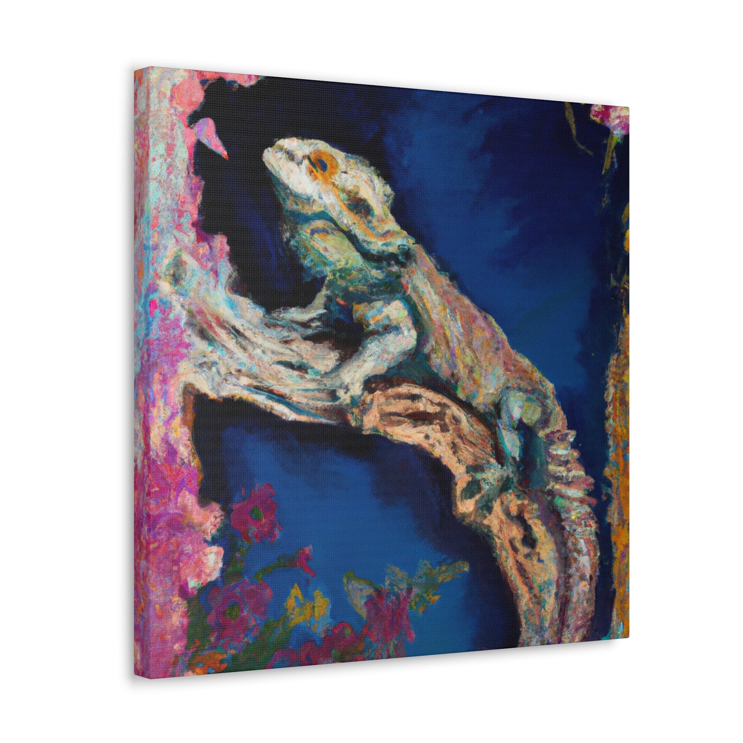 Reptilian Regal Beauty - Canvas